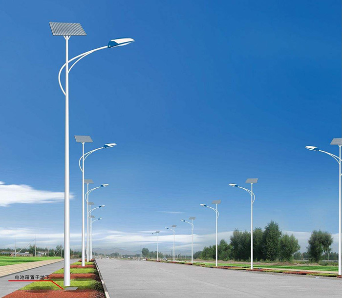 公园道路照明单臂太阳能LED路灯