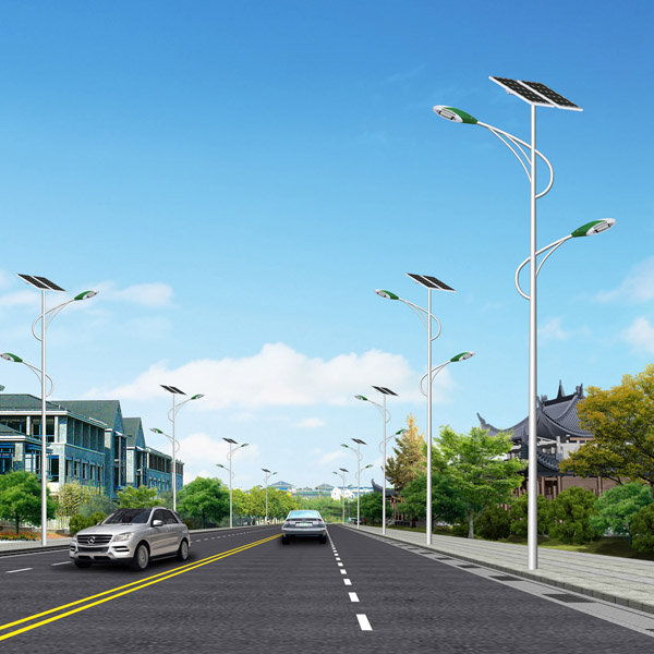 单臂太阳能led道路灯